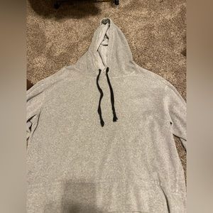 light grey active hoodie